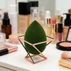 Storage Rack Makeup Organizer 3-Layer Iron Stand with Airflow Design Beauty Sponges Powder Puffs Brushes Non-Slip Base Sponge Holder