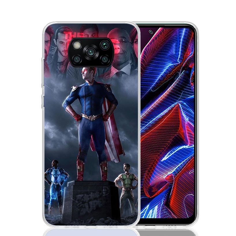 The Boys Homelander TV Case Phone Cover for Xiaomi Redmi Note 10 9 9S 8 8T 7 5 Pro Mi 12T 11T 10T 9T 12 11 Lite A3 A2 Trend Fund