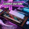 Custom Name Personalized Manchester United Pattern Mousepad, Laptop PC Desk Mat, Decorative Desk Mat for Home Keyboard Pad Gift