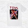 Tina Turner #039;Live#039; TShirt. Vintage/Retro Style. Unisex T-Shirt