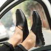 Fashion Men Classic Dress Shoes Business Slip on Loafers Genuine Leather Man Casual Flats Summer Men's Driving Shoes Walking Moccasins