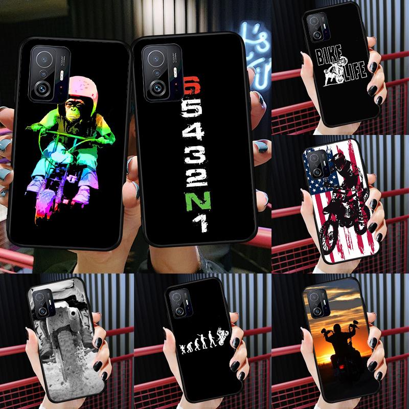 Moto Bike Motocross Case For Xiaomi 13 14 Ultra 11T 12T 13T 14T Pro POCO X7 Pro X3 X5 X6 F3 F5 F6 M6 Pro Cover