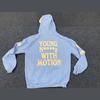 Y2K Gothic Letter Printed Zipper Hoodie Women's Street Harajuku Retro Hip Hop Fashion Casual Sweatshirt Korean Edition