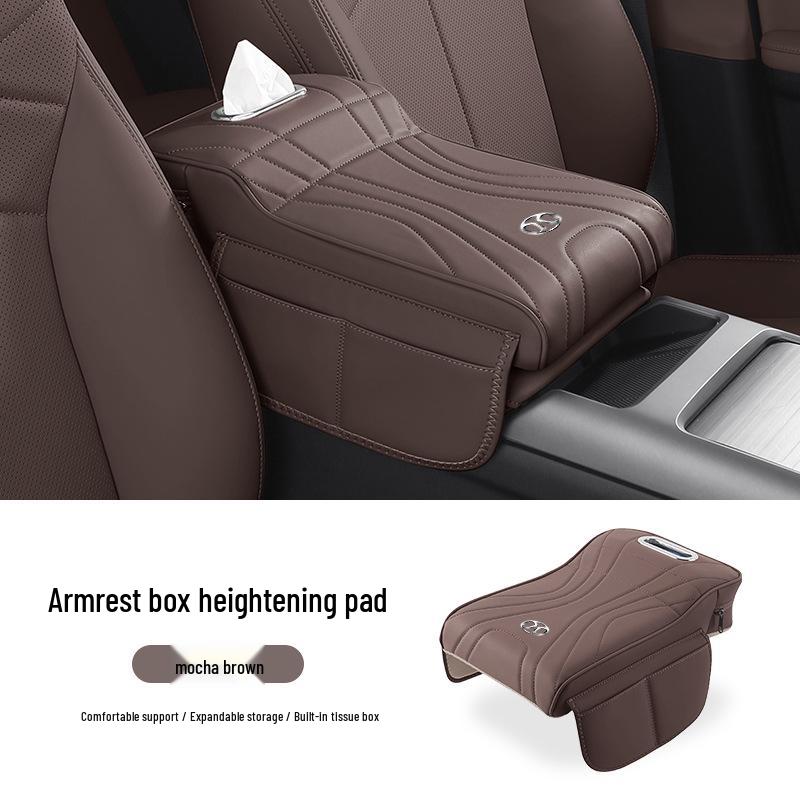 Compatible Armrest Box Heightening Pad for BAIC Senova X25, HuanSu S3, WeiWang X35, ZhiDao EU5, X65