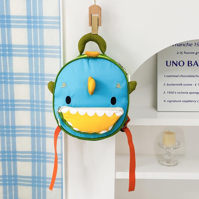 

Kids Friendly Backpack With Cartoon Shark Design For School And Outdoor Use