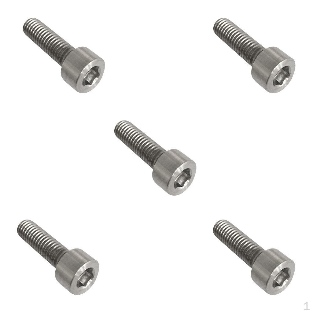

5Pcs Titanium Screws agonal M4* 20 mm