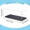 Transparent Acrylic Display Case Box Protector Modern Desktop with Stand Dustproof Showcase