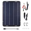 10W 18V Solar Battery Charger Maintainer, Portable Waterproof Solar Panel Charging Kit for RV Camper Tractor Boat