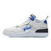 Li Ning CF Non-Slip Wear-Resistant Mid-Top Skate Shoes Men Skate Shoes White Gray Blue AGCR075-2