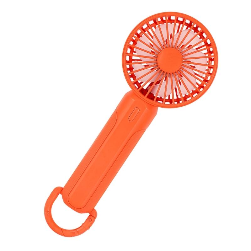 Portability Mini Fan Handheld Fan 3 Speed With LED Light Rechargeable Cooling