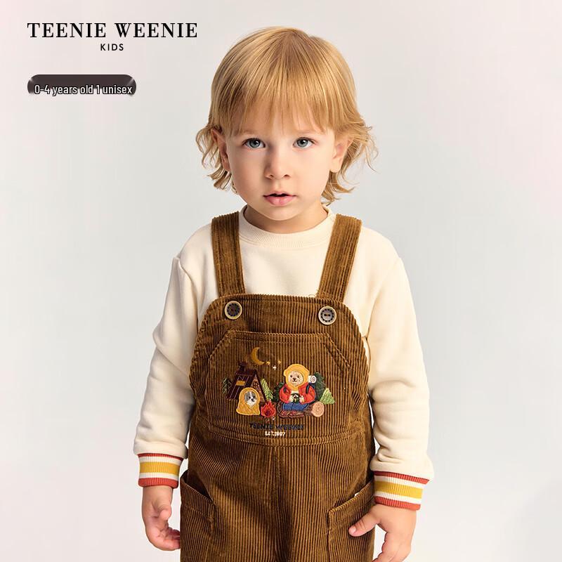 Teenie Weenie Kids Unisex Loose Corduroy Overalls 110 cm