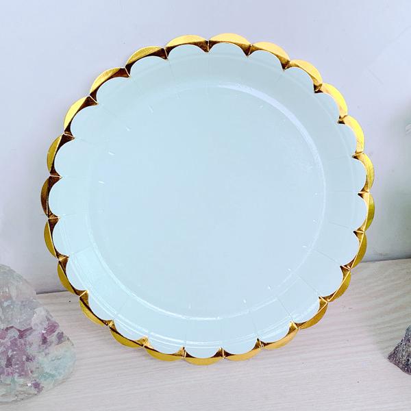 Kindergeburtstag Einweg-Papp-Dessertteller für Party und Picknick