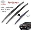 For Toyota Crossover Fortuner 2016-2025 26 + 16 + 11 Front and Rear Wipers Wipers
