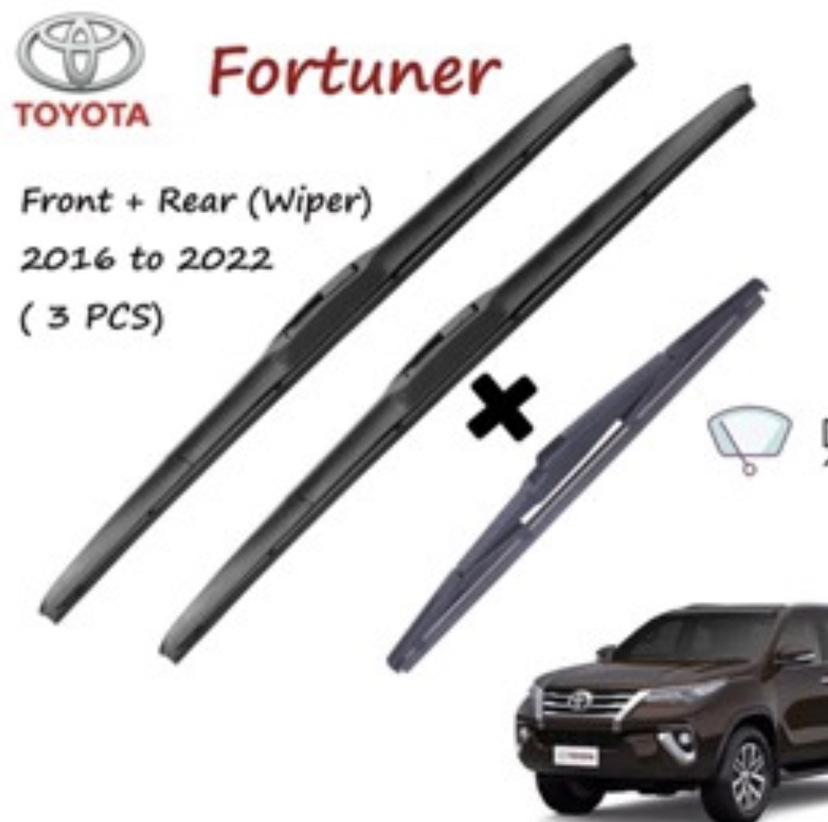 

Для Toyota Crossover fortuner 2016-2025 26 + 16 + 11 Передние и задние дворники Дворники Passenger fortuners 2016-2022 25 + 16 + 11