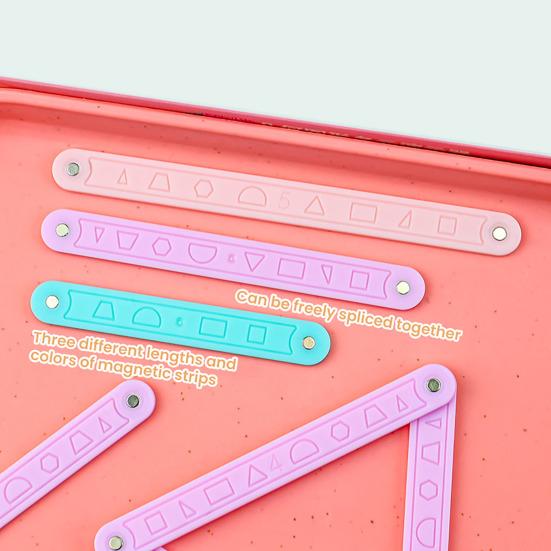 Magnetisches Polygon-Bausatz Winkelmesswerkzeug Mathe-Lehrmittel für die Grundschule Zeigt Winkel Fläche Umfang Interaktiv