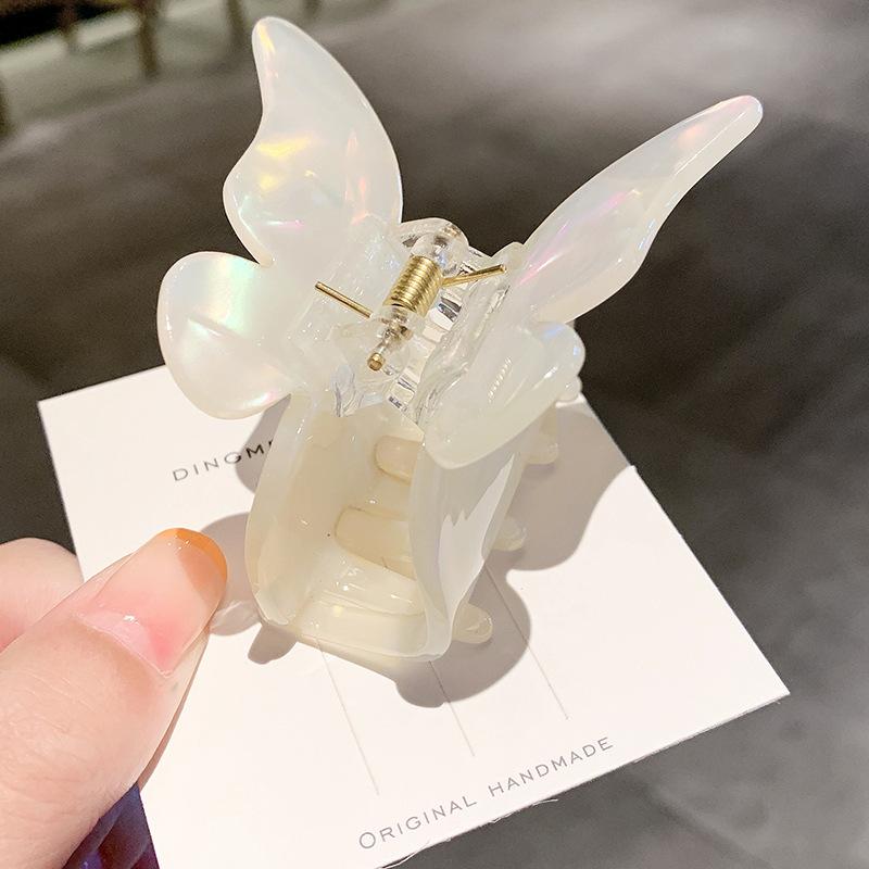 Tocado colorido de la pinza para el pelo de la muchacha de la mariposa del acetato Súper Hada