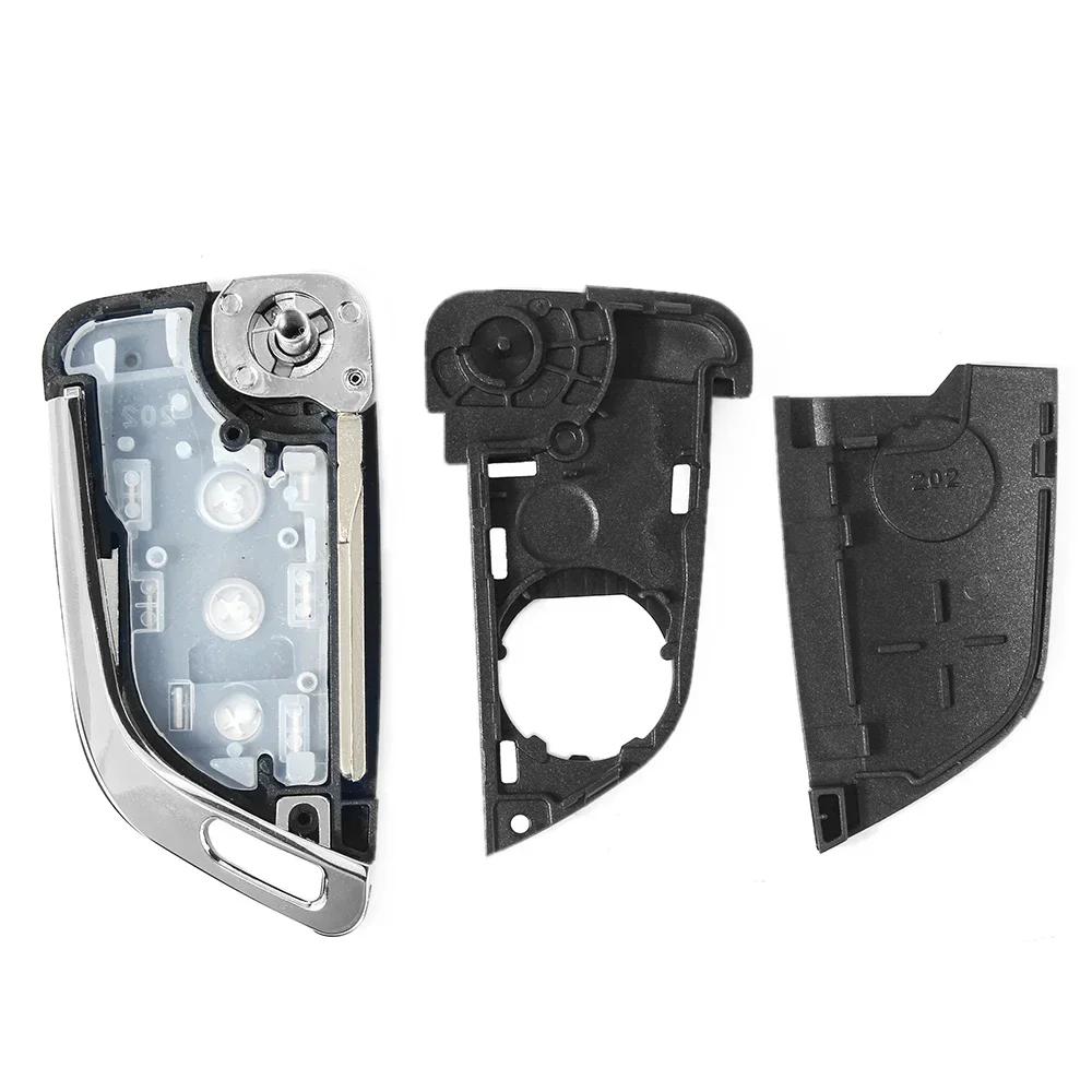 KEYYOU 1PCS New Car Key Case for VW for Volkswagen Beetle Caddy Passat Golf Jetta Polo Scirocco Tiguan Touran Skoda Seat Housing ct2