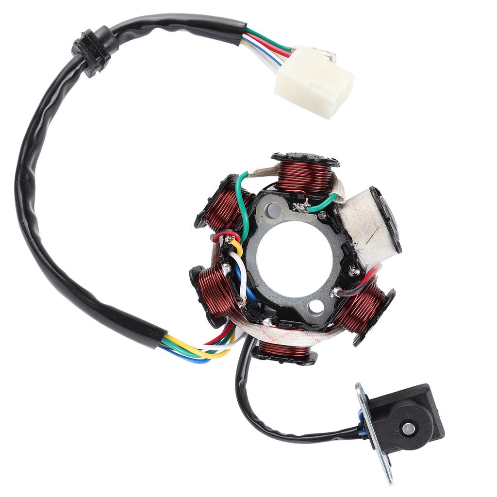 GY6 C110‑6 Magneto Stator Coil Replacement Parts Accessory for Dirt Bike (Single Yellow AC)