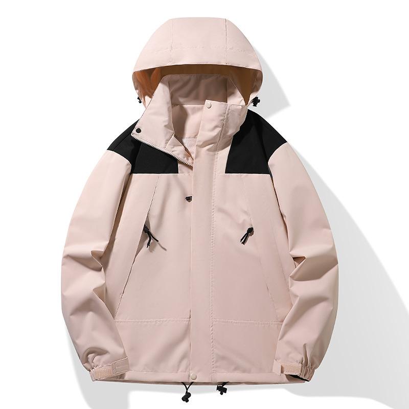 Spring and Autumn Couple's Color Matching Outdoor Sports Thin Single-layer Jacket Windproof Breathable Mountaineering Jacket Jacket