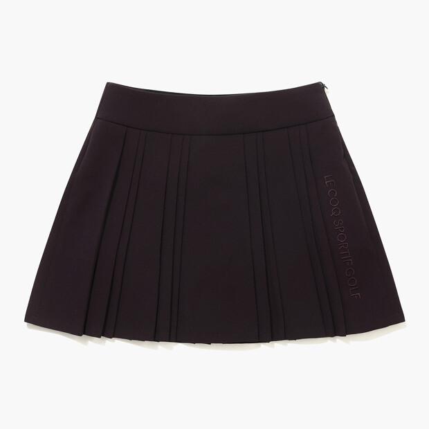 LECOQ GOLF Women'S Back-Band Pleated Skirt (Gq322Lsk92)