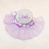 Bow Sequined Gauze Dress Clothing for 17cm Doll Outfit Accessories Kids Gift Dress Up Animal Accessories