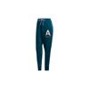 Neo Vintage Drawstring Mid-Rise Tapered Knit Sports Pants Women Bottoms Navy-Blue EI4288