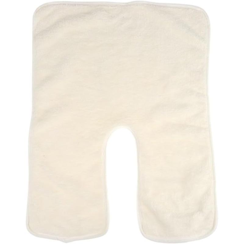 U-Shaped Facial Towels for Estheticians Massage Coral Fleece Split Professional Spa Towels for Facial Skincare Facial Care Tool