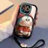 Red Hat Doraemon Apple 14promax/14Pro Mobile Phone Case iPhone13 All-inclusive 12 Cartoon 11/XRMAX