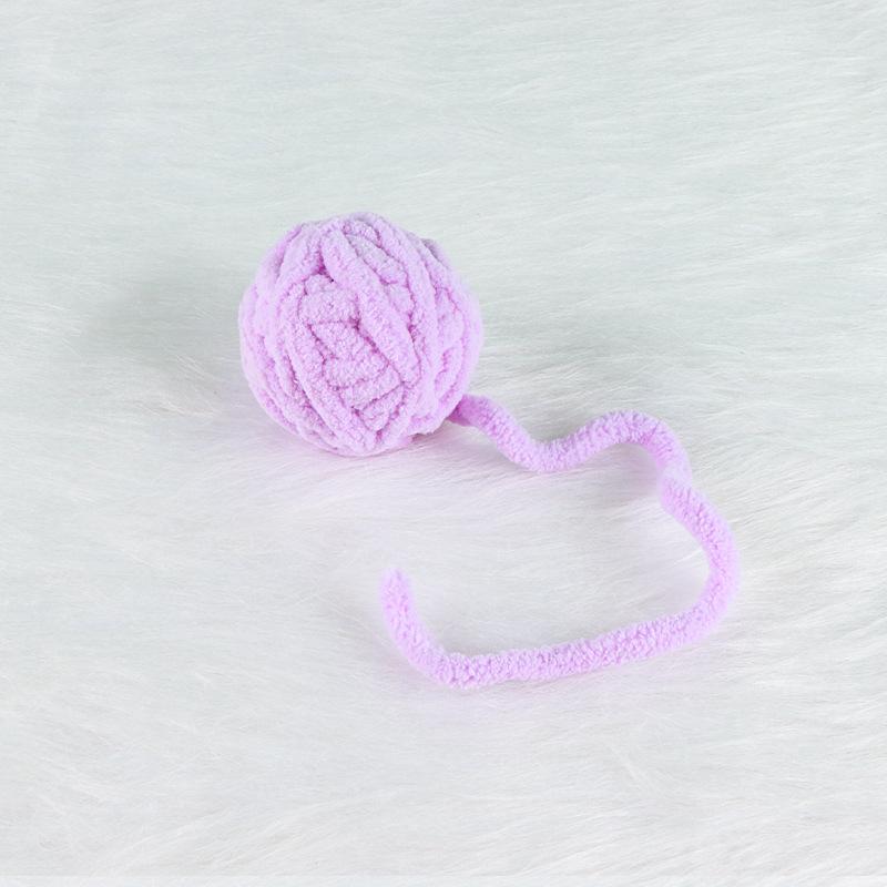 Interactive Sphynx Cat Bell Wool Ball Toy Multicolored Pet Toys for Cats Chinchilla Ragdoll Kitten Garfield mascotas Accessories