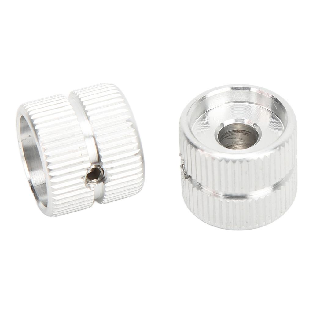 2PCS Guitar Panel Knobs with Hex Wrench Metal Knob Replacement Electric Guitar Accessories