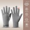 New Dralon Winter Gloves Warm Full Finger Touch Screen Gloves Coldproof Touchable Screen Windproof Cold Proof Gloves Women