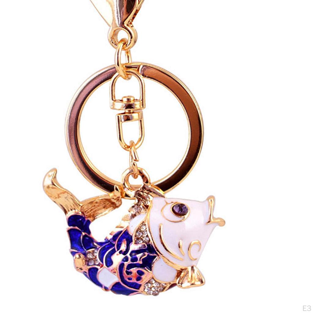 Carp Keychain Pendant for Novelty Gifts Jewelry Accessories Unisex