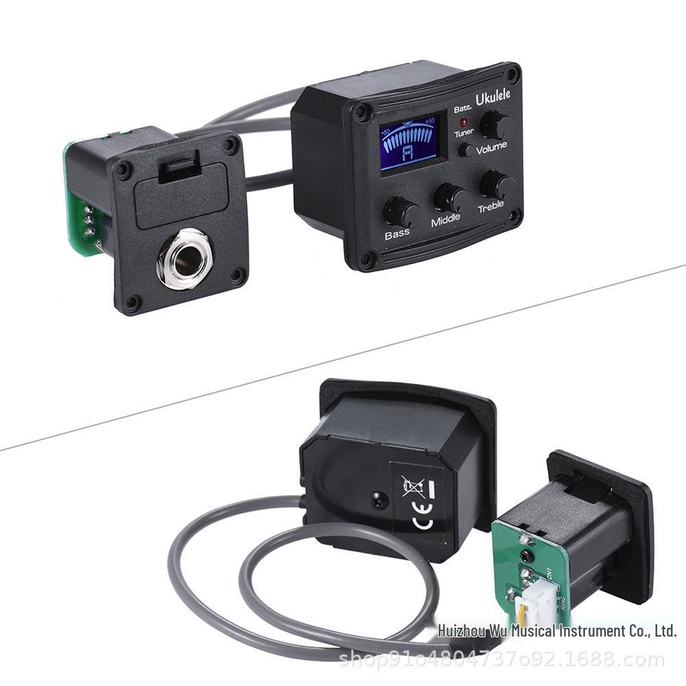 

Великобританский укулеле 4-полосный звукосниматель с ЖК-тюнером 0