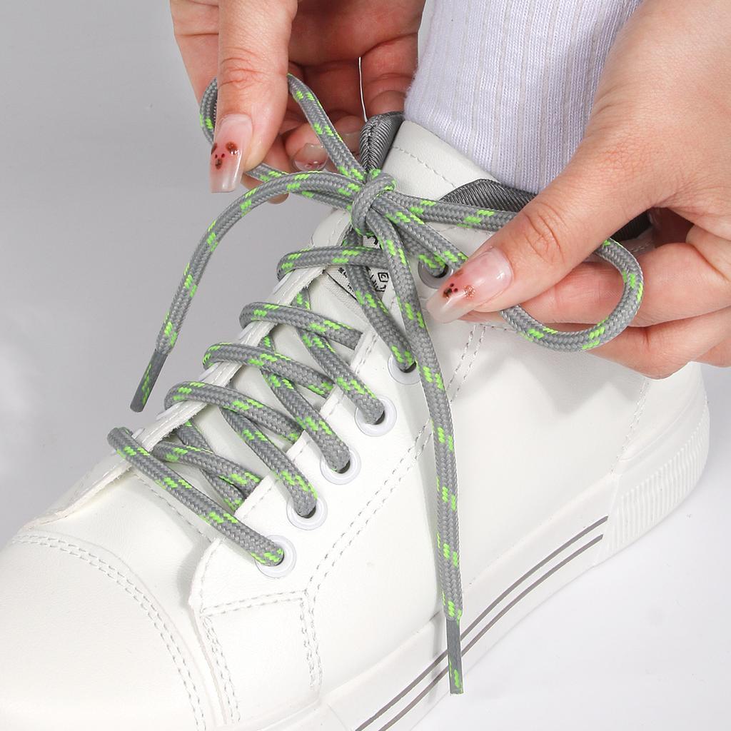 5mm runde Ersatzschnürsenkel für Damen & Herren, geeignet für Wanderschuhe, Bergsteigschuhe und Sportschuhe zum Laufen