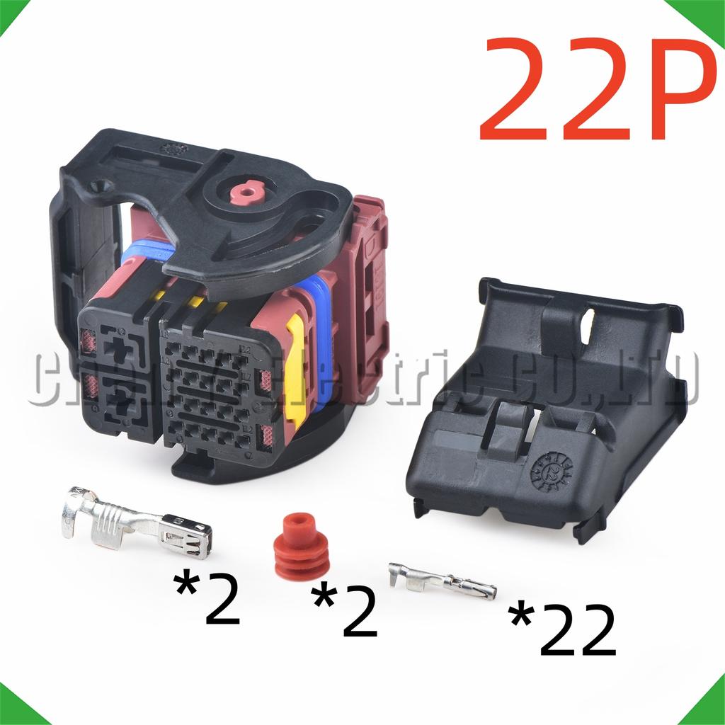 22 Pin Automotive Connectors ECU Wire harness Plug 64326-1001 98835 18191 64326-1002 For Peugeot Citroen Renault