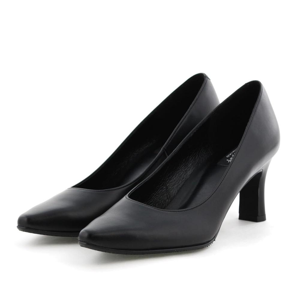 Himiko 7cm Absatz Schwarze Pumps/600008 Schwarz 225