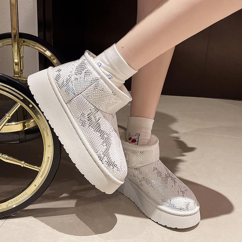 

Термальные боты для женщин, гамузы, боты без тирантов, типо cierre con cordones de algodón otoño-invierno 35 бежевый