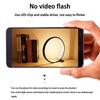 LED Table Lamp for Bedroom Round Acrylic Desk Lamp for Living Room Black/Wh
