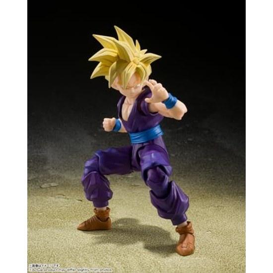 TAMASHII NATIONS S.H. Figuarts Dragon Ball Z Super Saiyan Son Gohan - Warrior Who Surpassed Goku Approximately 110mm PVC ABS Fabric Painted Action