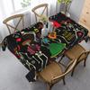 Day of The Dead  Rectangle Table Cloth for Table Decor Kitchen Dining Waterproof Reusable Tablecloth for Tables Wedding Party