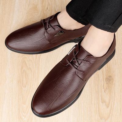 Fashion Lace-up Casual Genuine Leather Footwear 2024 Men Office Oxfords Shoes Hot Sale Male Comfortable Dress Shoe Brand Coiffeur Shoes