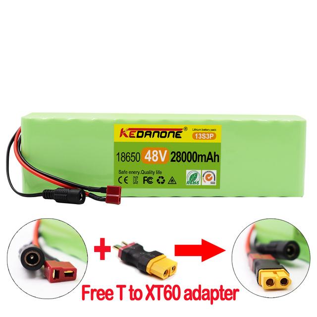 

Литий-ионный аккумулятор 48 В 30ah 1000 Вт 13s3p 18650 Литий-ионный аккумулятор для электрического велосипедного скутера 54,6 В с Bms + зарядное устройство белый