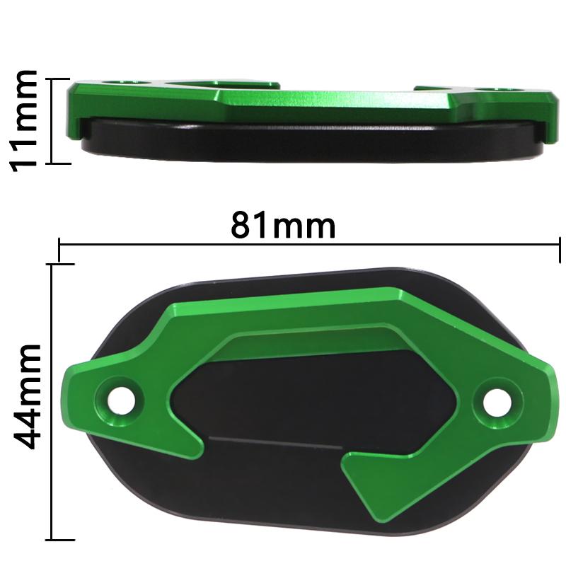 Motorcycle Brake Fluid Tank Cap Brake Pump Cover For KAWASAKI Z400 NINJA400 Accessories Z 400 NINJA 400 Brake Pump