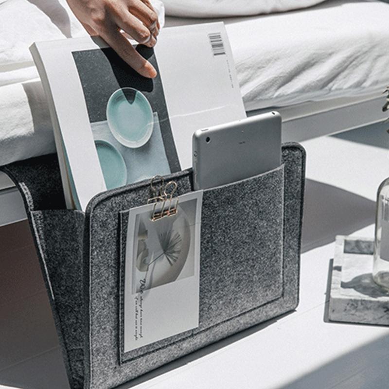 Felt Bedside Storage Bag Holder Organizer Caddy Pocket Couch Hanging Pouch Bag Felt Bedside Storage Bag Holder Organizer Caddy Pocket Couch Hanging Pouch Bag