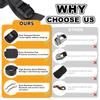 Gear Cams Buckles Straps with Soft Padding Nylon Tie Down Straps for Secure Battery Fastening On Boats Trucks & Trailers