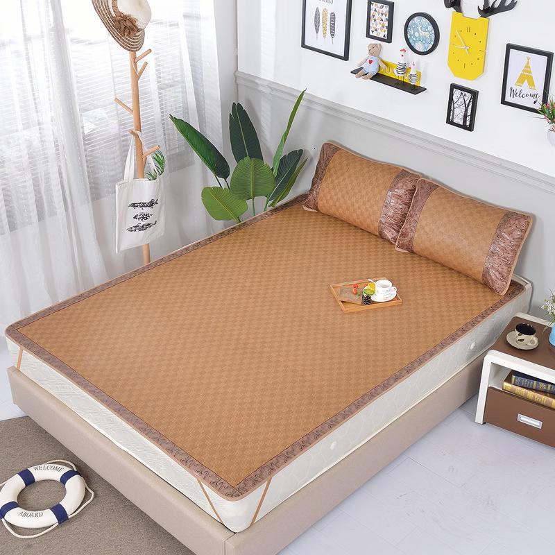 Foldable Rattan Ice Silk Cooling Mat