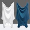 Men's Modal Silk Cotton Sleeveless Sports Vest T-Shirt