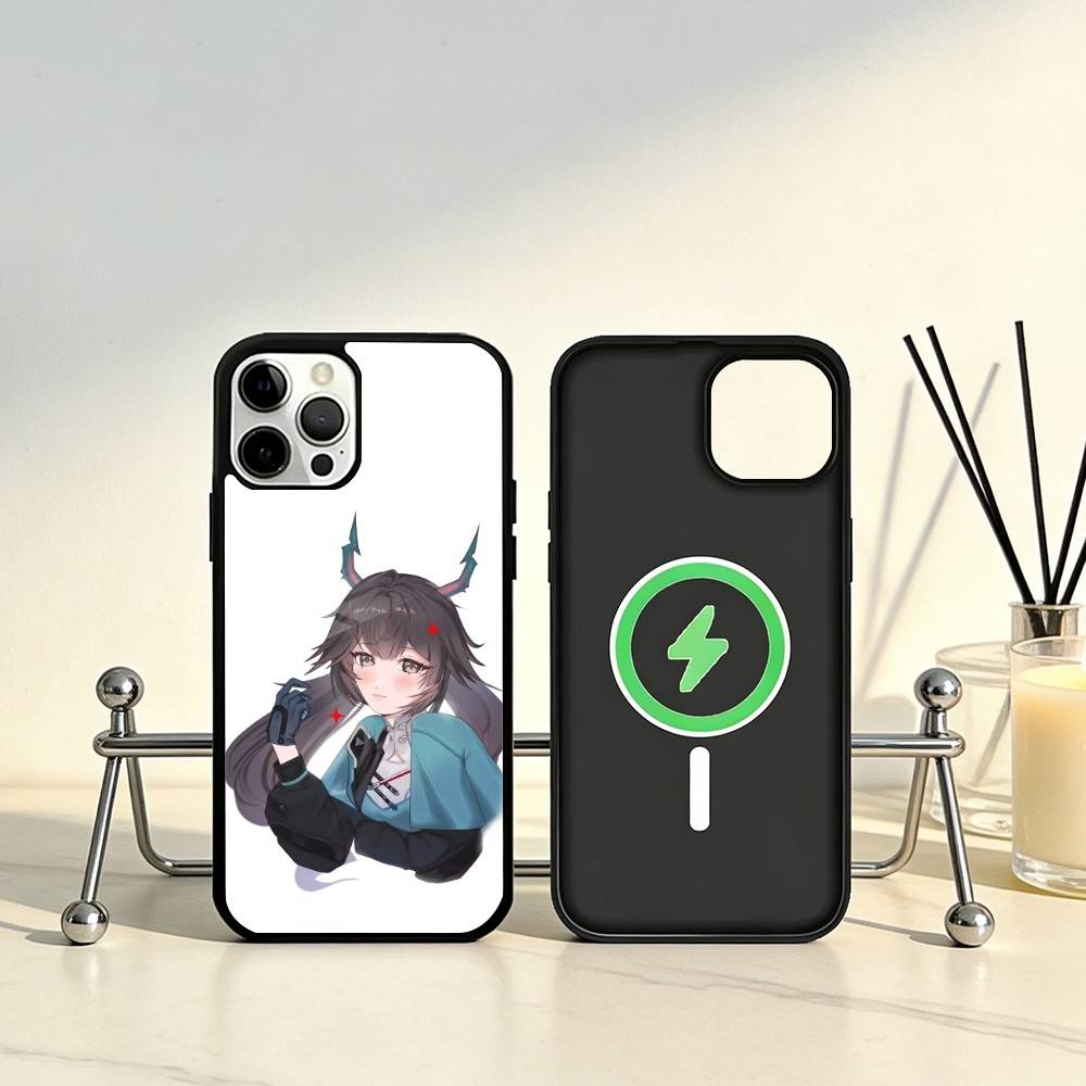 

Arknight E-Enfield G-Game Phone Case For iPhone17,16,15,14,13,12,11 Plus,Pro Max Magnetic For Magsafe Wireless Charging iPhone16PROMAX