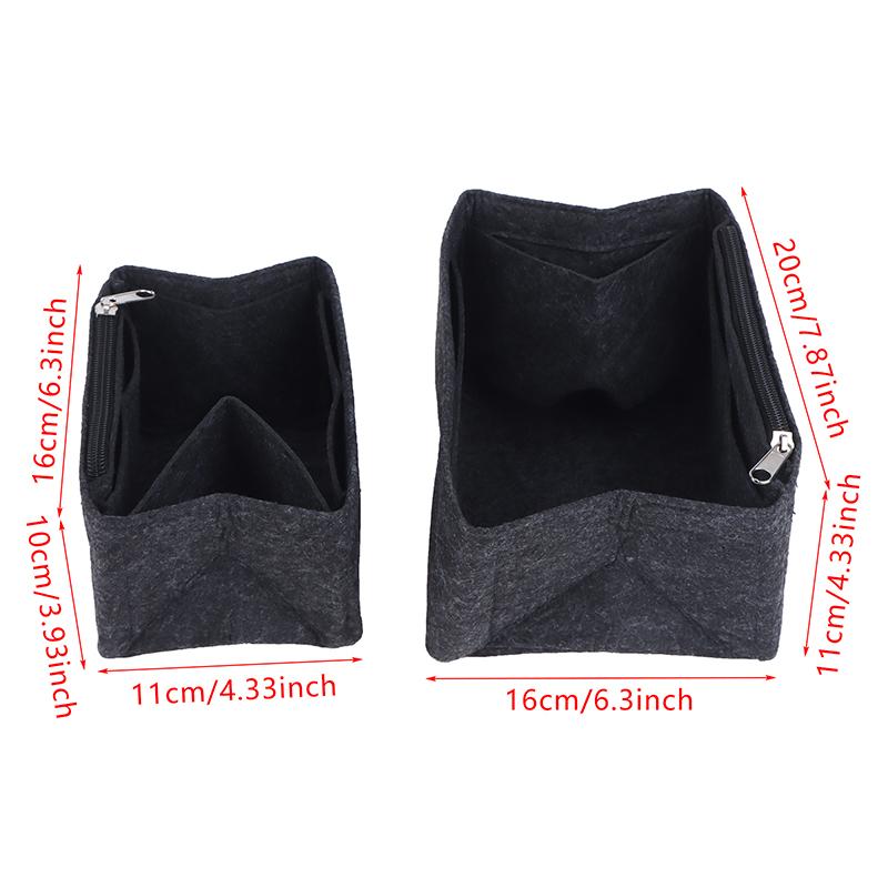 Felt Purse Organizer With Compartments Padded Cosmetic Bag Portable Handbag Removable Organizer Liner Women Suitable For Travel