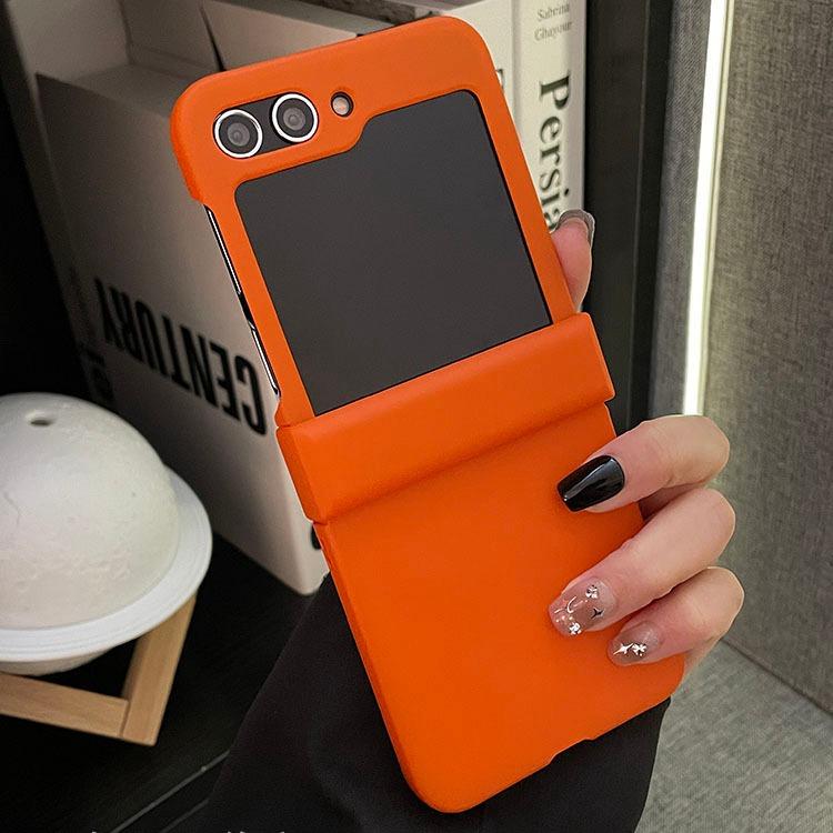 Gradient Double Color Matte Case for Samsung Galaxy Z Flip 7 6 5 4 3 flip7 ZFlip Hinge Protection Hard PC Shockproof Slim Cover